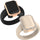 Emerald Silicone Rings with Metal Frame & CZ Stones - 2 Rings Set