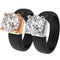 Rinfit Silicone Ring – 7mm Round Solitaire CZ - 2 Rings Set | U.S. Patented Design - GlowStone Collection