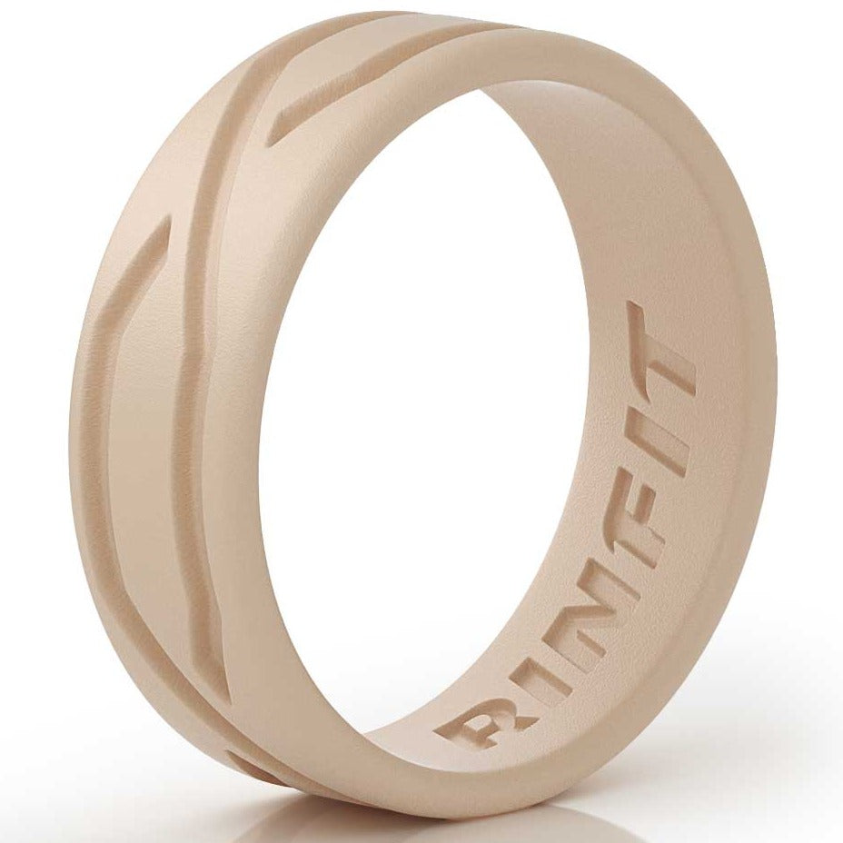 GIFT RING Women's 4Love Silicone Ring. Soft, Comfortable & Durable Wedding Band. US Design Patent