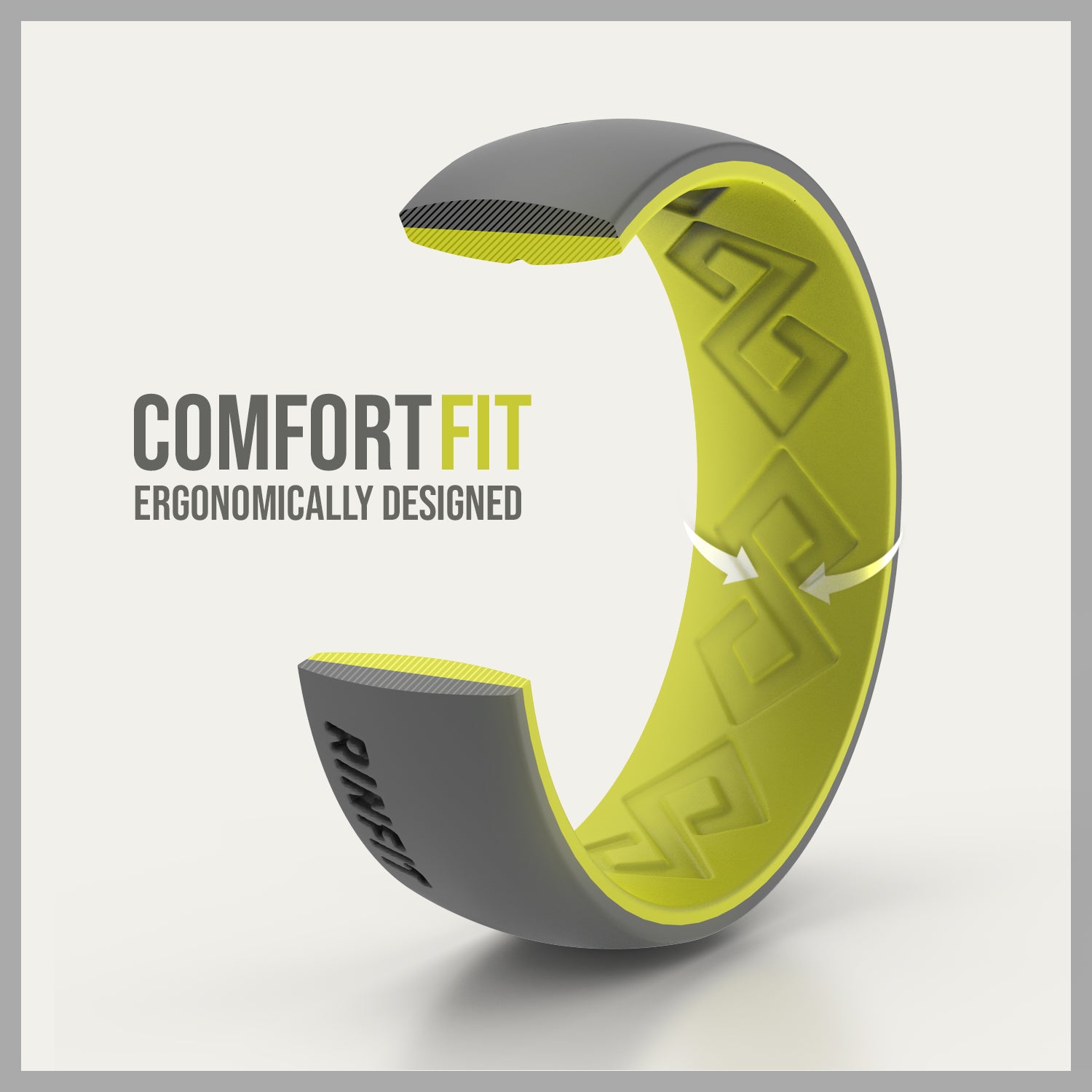 Silicone Rings for Women & Men - Two-tone Collection