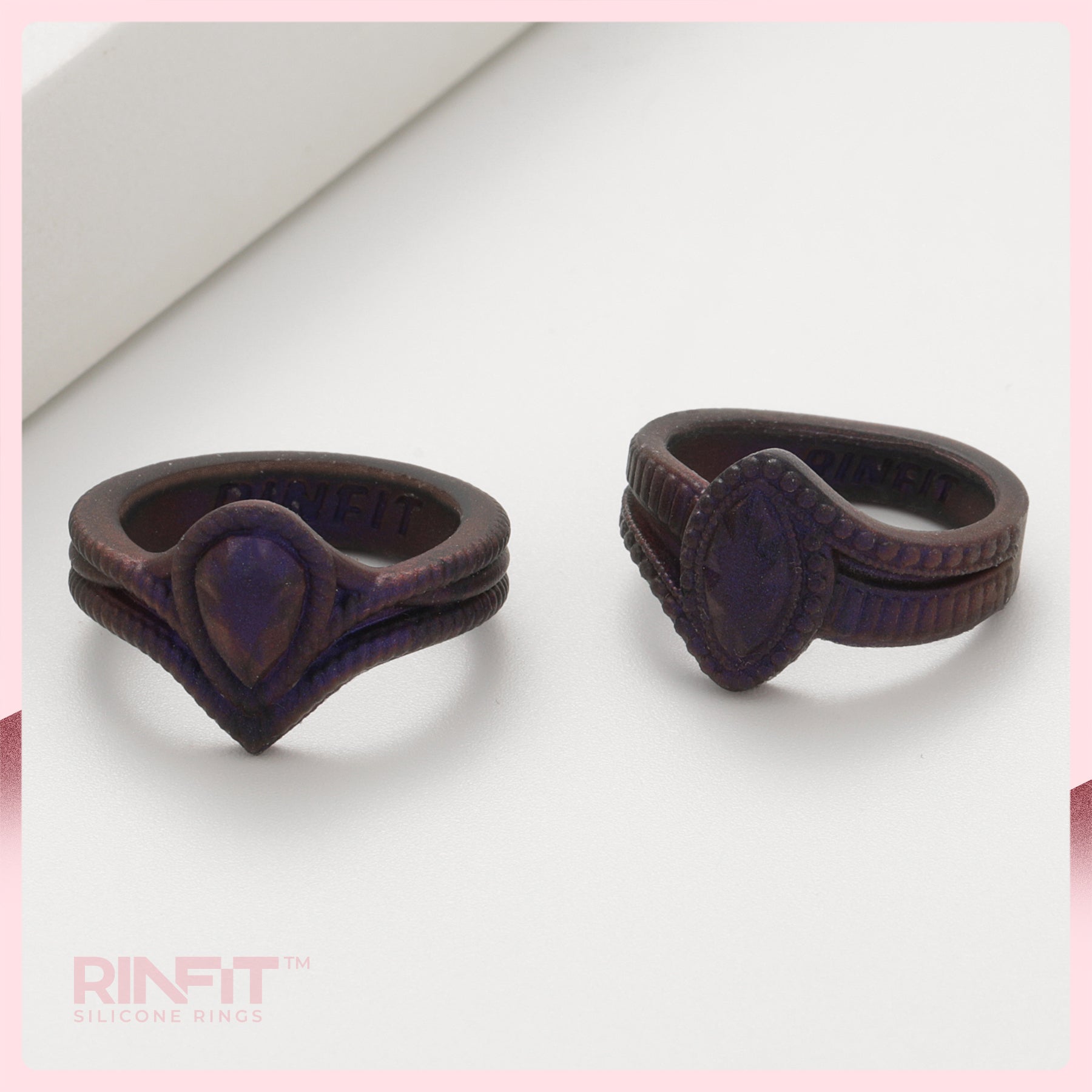 NEW - Limited Edition! Pearl Colors Silicone Diamond Rings