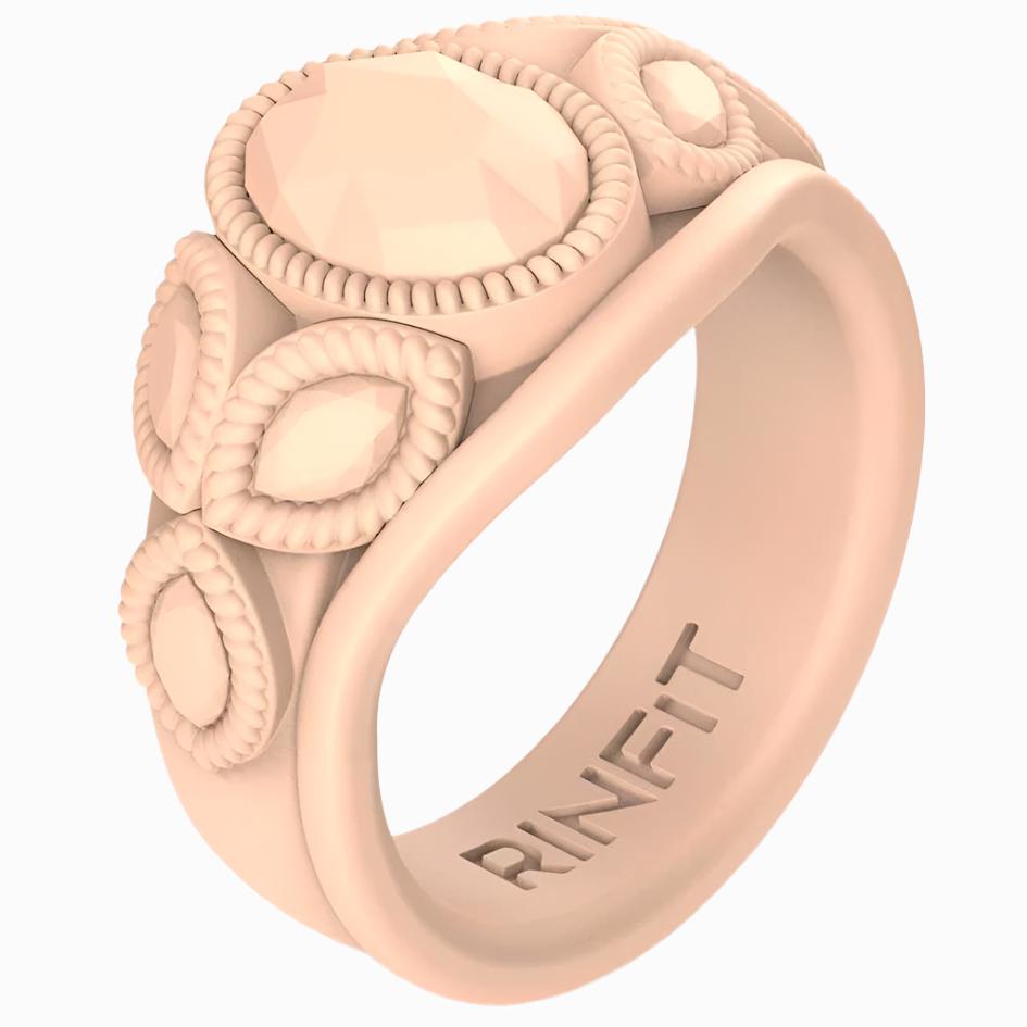 Silicone female wedding rings by Rinfit