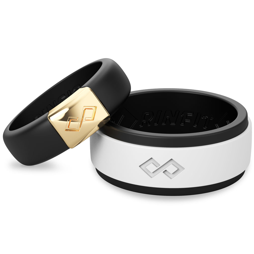 Couple Bundle Silicone Wedding Ring Bundle Set 1 Rinfit
