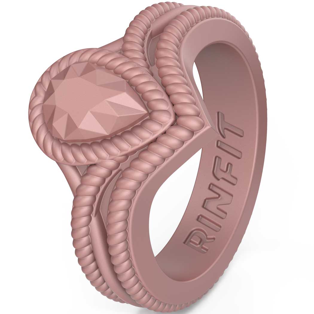 Couple Bundle Silicone Wedding Ring Bundle Set#32