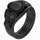 Black diamond Silicone ring for Women