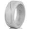 Men's 4Love Silicone Ring. Soft, Comfortable & Durable Wedding Band. High-Quality. US Design Patent