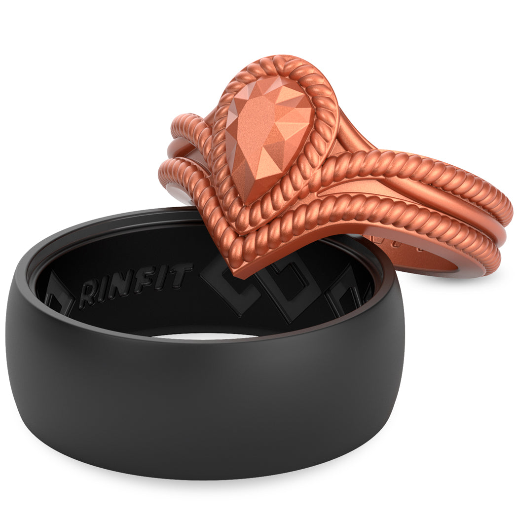 Lovely wedding rubber bands for couples