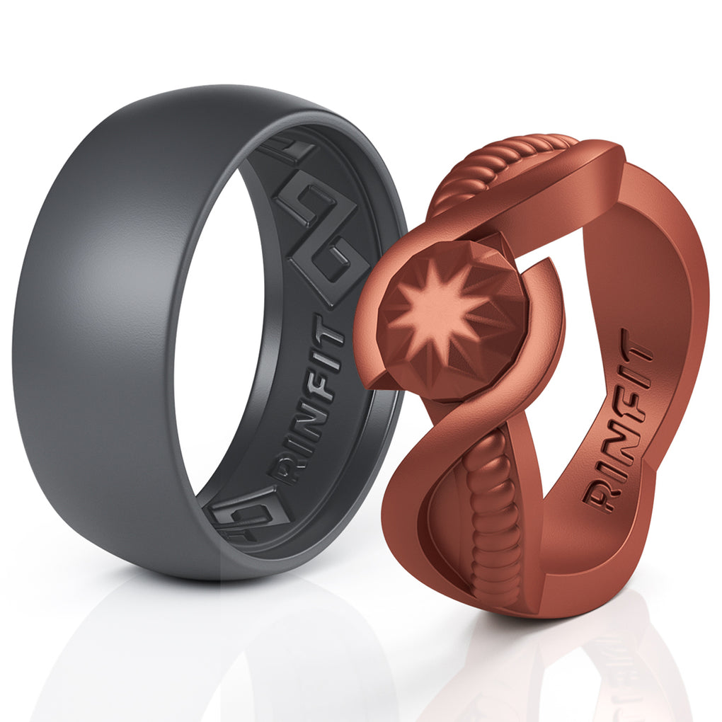Buy MAUI RINGS BEST Silicone Wedding Ring SOLID STYLE Silikon Hochzeitsring  für Herren Ehering Verlobungsringe Gummi Ring Herren Ringe Silikon Ring  BLACK RING [DE 60] US:9/UK:R(18.95mm) Online at desertcartINDIA
