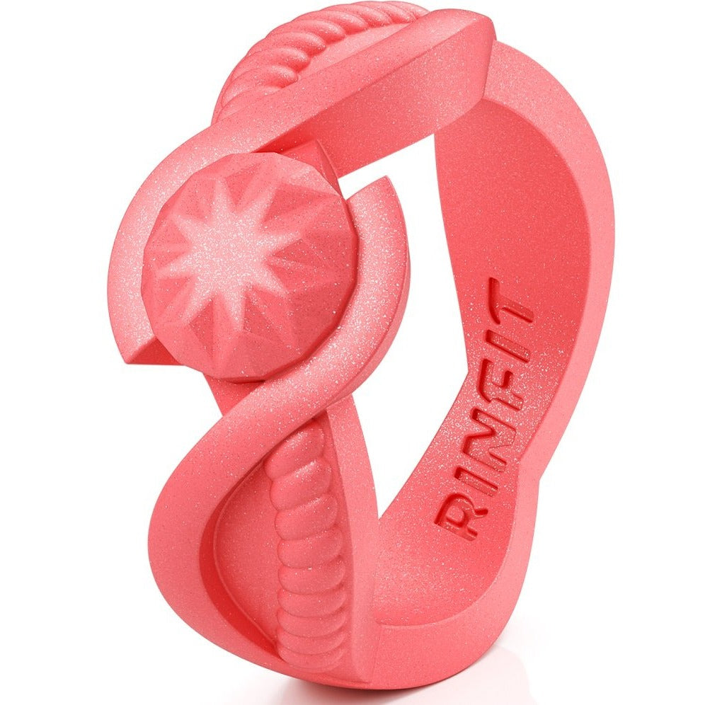 Unique rubber engagement bands for women