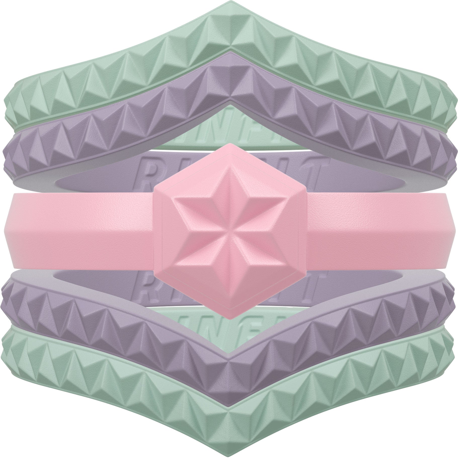 Women's Couture Silicone Rings - 5 Rings Set - Patented Design