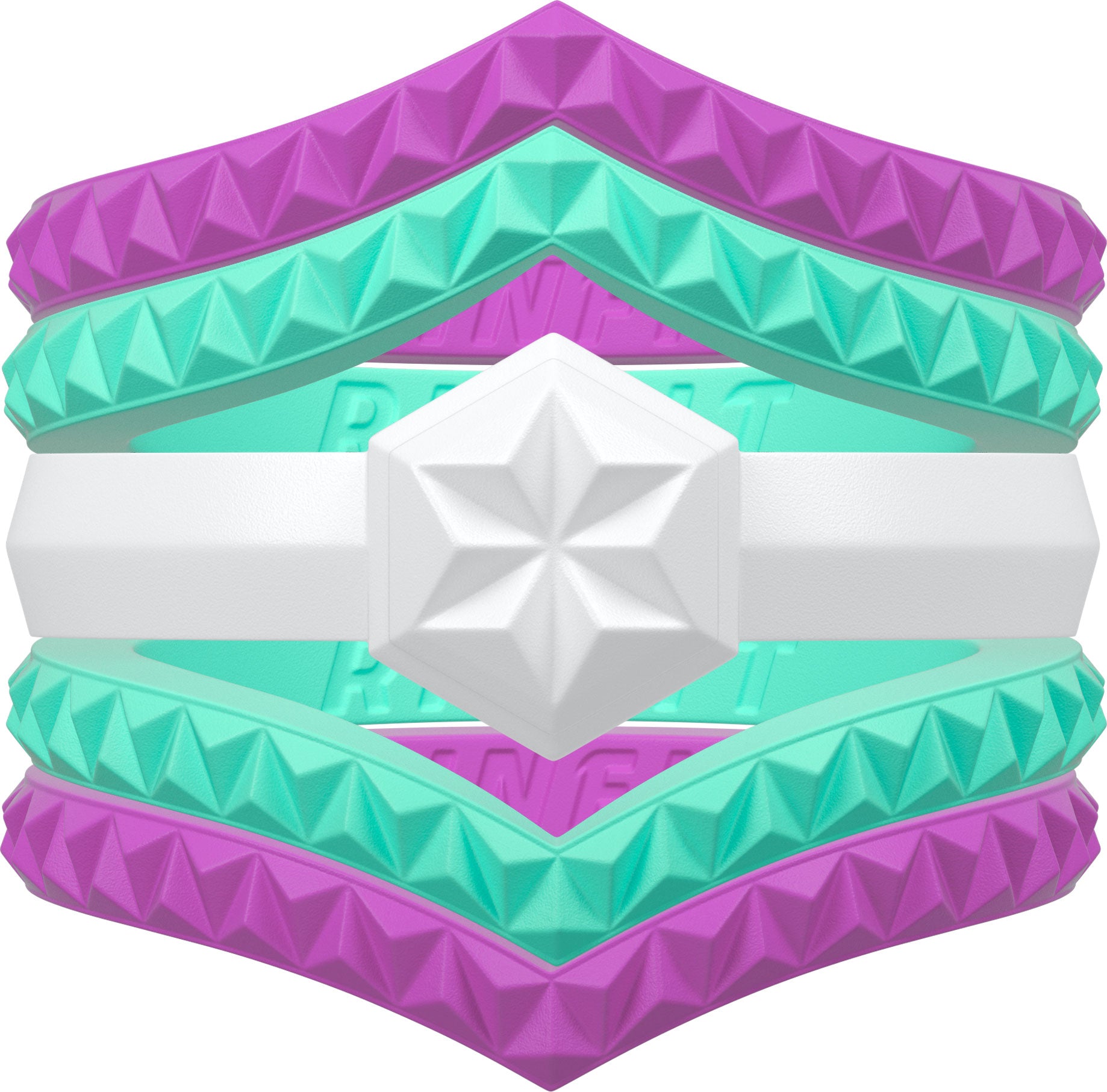 Women's Couture Silicone Rings - 5 Rings Set - Patented Design