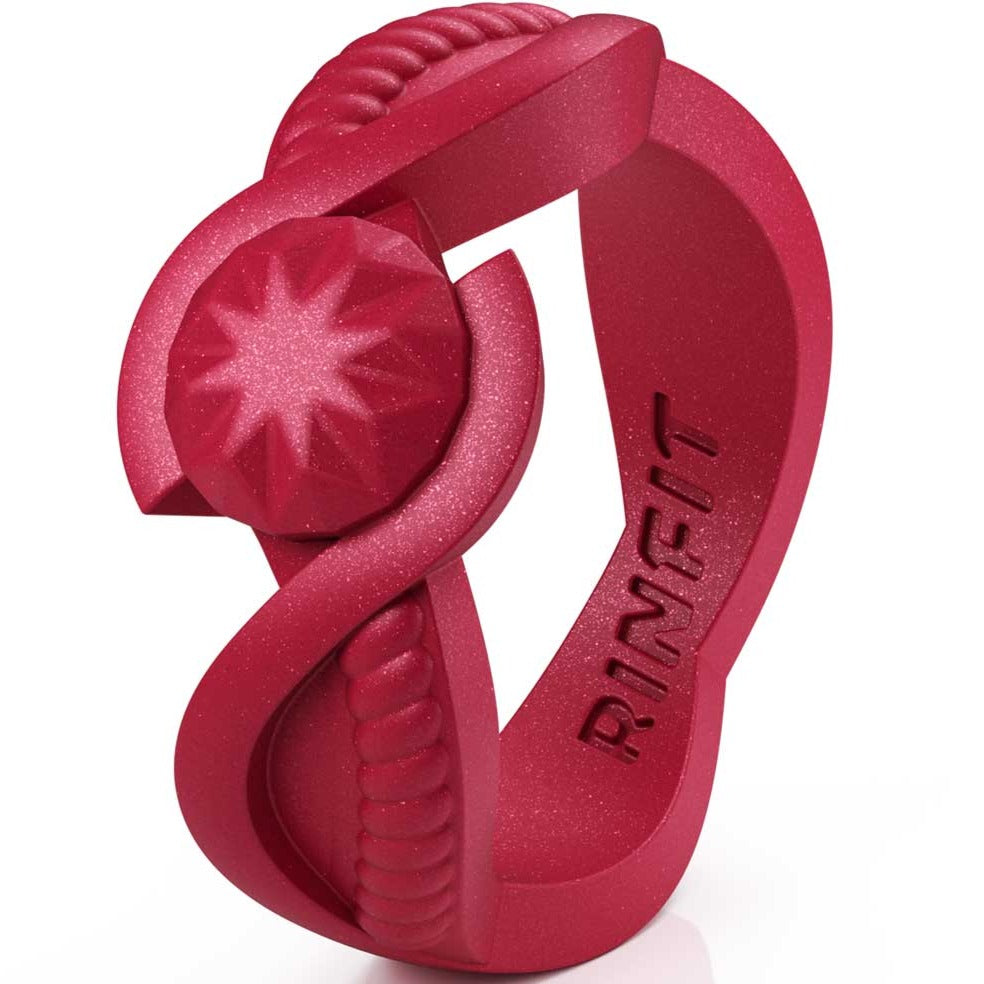 women's engagement rings Rose red by Rinfit