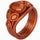 women diamond silicone wedding band Copper
